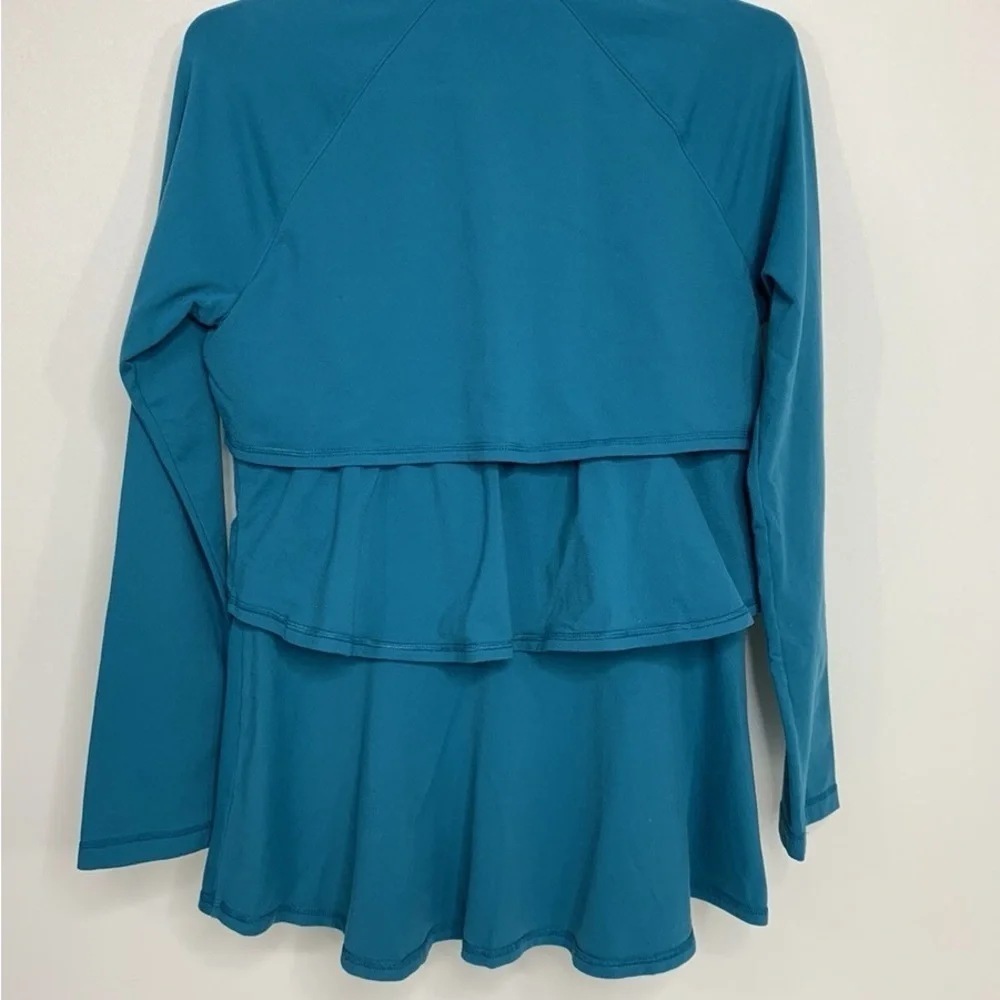 Athleta Teal Zip-Up Jacket